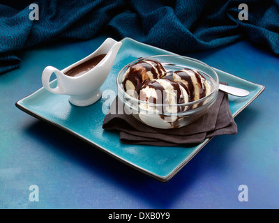 Agave chocolat nappage de glace Banque D'Images