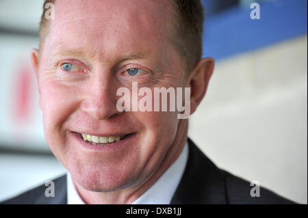 Oxford, UK. 22 mars 2014. Gary Waddock est annoncé du Oxford United nouvel entraîneur-chef. Par Denis Pic Kennedy. Credit : Denis Kennedy/Alamy Live News Banque D'Images