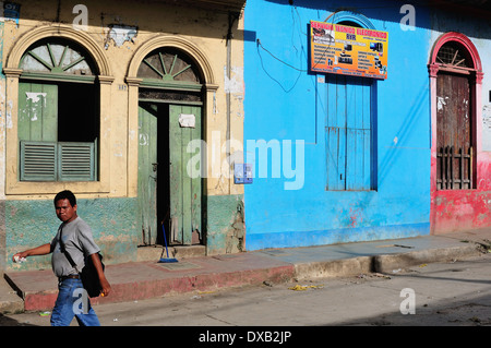 Rue de Belen à Iquitos . Département de Loreto .PÉROU Banque D'Images