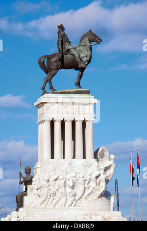 Monument au général Maximo Gomez La Vieille Havane Cuba Banque D'Images