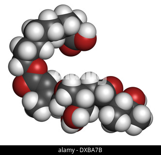 Mupirocine (pseudomonic) molécule d'antibiotiques. Utilisé en application topique contre les bactéries gram-positives. Banque D'Images
