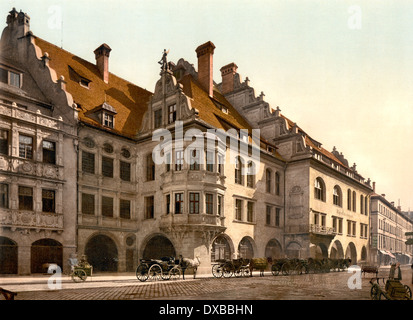 Hofbrauhaus, Munich, Bavière, Allemagne, vers 1900 Banque D'Images