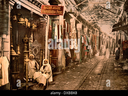 Souc-el-Trouk, Tunis, Tunisie, vers 1899 Banque D'Images