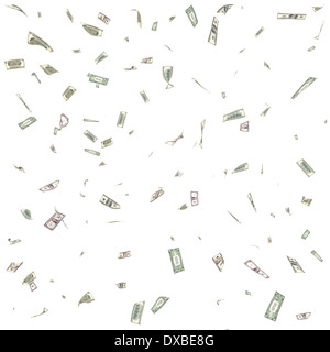 La texture de leurs dollars chute Banque D'Images