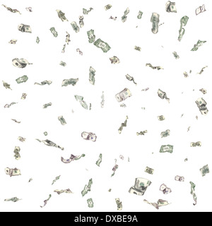 La texture de leurs dollars chute Banque D'Images