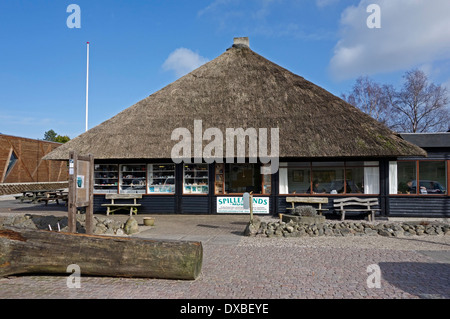 Musée pour la zone de forêt Rold à l'entrée du Parc National Rebild Danemark Jutland Banque D'Images