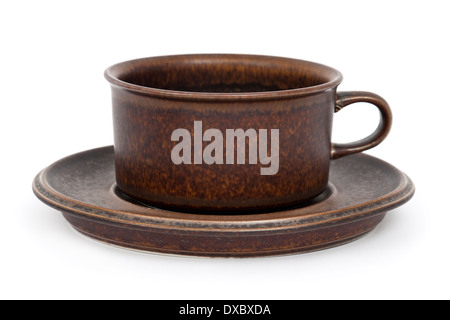 Saoudite de Finlande 'ruska' tasse et soucoupe à partir des années 1970, conçu par Ulla Procopé. Banque D'Images