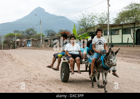 Village de yapatera, Piura. Pérou. Banque D'Images