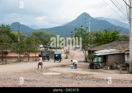 Village de yapatera, Piura. Pérou. Banque D'Images