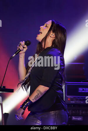 Alanis Morissette à la Liverpool Echo Arena Liverpool, Angleterre - 30.11.12 comprend : Alanis Morissette Où : Vivre Banque D'Images