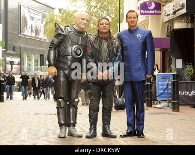 Craig Charles, Chris Barrie , Robert Llewellyn Nain rouge X lancer - photocall Londres, Angleterre - 03.10.12 Avec : Craig Charl Banque D'Images