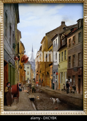 Eduard Gaertner - Parochialstrasse à Berlin - 1831 - XIX e siècle - École allemande - Alte Nationalgalerie - Berlin Banque D'Images