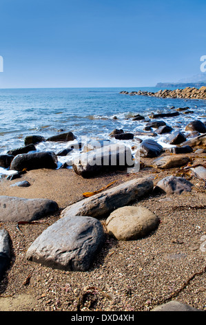 La baie de Kimmeridge, Dorset, UK, prises le jour de printemps fine Banque D'Images