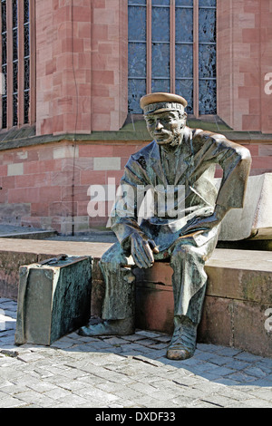 Sculpture, Zweibrucken Banque D'Images