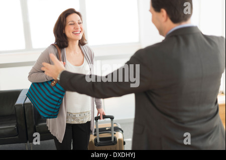 Deux aéroports Banque D'Images
