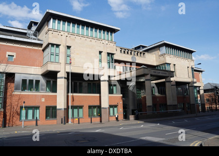 Sheffield Combined Law courts Angleterre Royaume-Uni court criminelle britannique construction du système de justice britannique Banque D'Images