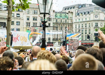 Jeux olympiques : Londres a reçu le 2012 Olympiade Banque D'Images