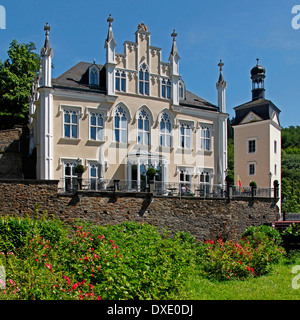 Palace, propriétaires, Princes de Sayn-Wittgenstein Sayn, Rhénanie-Palatinat, Allemagne Banque D'Images