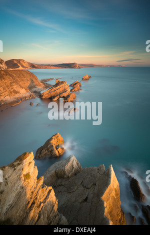 Mupe Bay, Côte Jurassique, Dorset, England, UK Banque D'Images