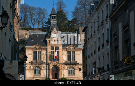 Château-Thierry, France. Mars 2014 Château-Thierry est une commune française, située dans le nord de la France Banque D'Images