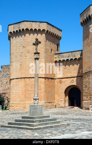 Monastère de Santa Maria de Poblet (Monestir de Poblet) dans la région de l'Espagne Catalogne Banque D'Images