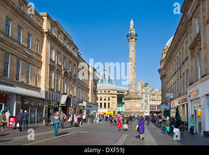 Grey's Monument Grainger Town centre-ville de Newcastle Upon Tyne Tyne et Wear Angleterre GO UK EU Europe Banque D'Images