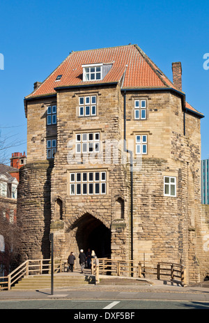 château de newcastle la porte noire dans le Château Garth Newcastle upon Tyne et Tyneside Angleterre GB Europe Banque D'Images