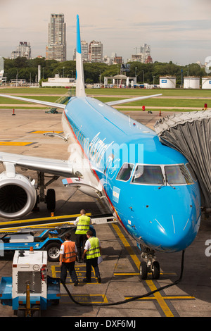 L'aéroport international Ministro Pistarini, également connu sous le nom de l'aéroport international Ezeiza, à Buenos Aires, Argentine. Banque D'Images