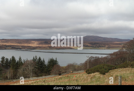 Portrait de Kyle de langue et un838 causeway ecosse mars 2014 Banque D'Images