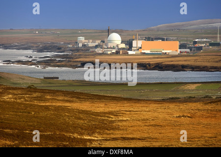 Centrale nucléaire de Dounreay en Écosse - Banque D'Images