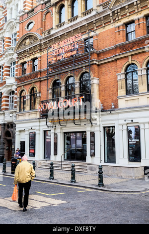 Le Royal Court Theatre de Sloane Square à Londres. Banque D'Images