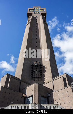 L'IJzertoren / tour de l'Yser, Première Guerre mondiale un monument et musée, mémorial à Diksmuide / Dixmude, Flandre occidentale, Belgique Banque D'Images