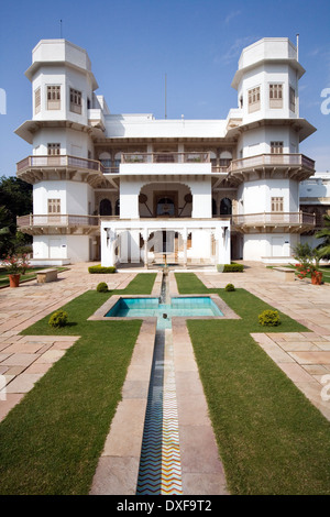 Usha Kiran Palace dans la ville de Gwalior dans la région de Madhya Pradesh de l'Inde centrale Banque D'Images