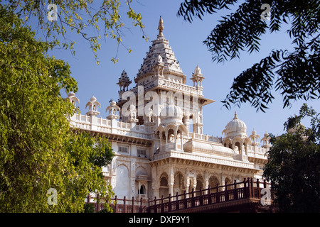 Jaswant Thada - Le Cénotaphe de Maharaja Jaswant Singh le deuxième - Jodhpur, au Rajasthan, en Inde. Banque D'Images