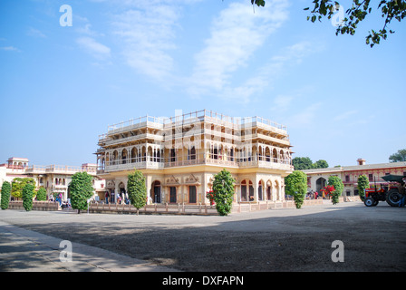 Mubarak Mahal à Jaipur City Palace Banque D'Images