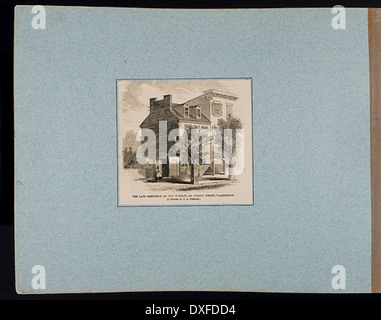 Une photographie de l'ancienne résidence de MRS Mary Surratt, située au 541 Eight Street à Washington, D.C. MRS Surratt a été impliquée dans la conspiration pour assassiner le président Abraham Lincoln, et sa maison est devenue un site important dans l'enquête historique. Banque D'Images