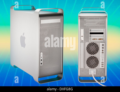 Power Mac G5 Apple Computer - Retro Banque D'Images