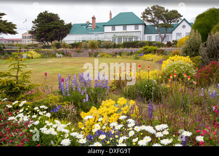 La chambre et le parlement Governers à Port Stanley dans les îles Falkland. Banque D'Images