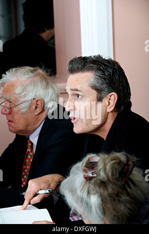 Déjeuner littéraire Oldie 11/06/13, Rupert Everett, Richard Ingrams et Phyllida Law Banque D'Images