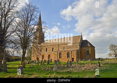 Dans l'église All Saints Brixworth Northamptonshire UK Banque D'Images