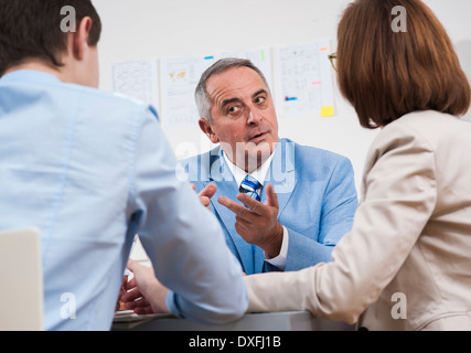 Business People in Office, Mannheim, Baden-Wurttemberg, Germany Banque D'Images