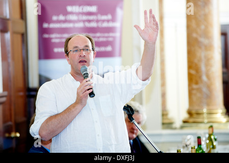 William Dalrymple, le déjeuner littéraire Oldie 11/06/13 Banque D'Images