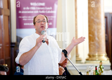 William Dalrymple, le déjeuner littéraire Oldie 11/06/13 Banque D'Images