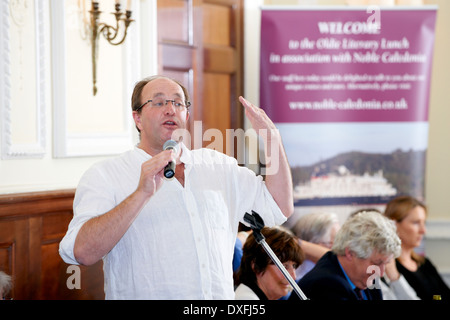 William Dalrymple, le déjeuner littéraire Oldie 11/06/13 Banque D'Images