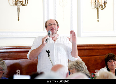 William Dalrymple, le déjeuner littéraire Oldie 11/06/13 Banque D'Images