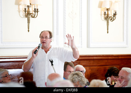 William Dalrymple, le déjeuner littéraire Oldie 11/06/13 Banque D'Images