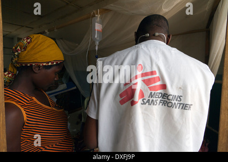 Centre de santé de Kinyandonyi, Rutshuru, Nord Kiwu ,RDC,République démocratique du Congo. Banque D'Images