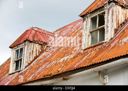 Immobilier à Port Stanley dans les îles Falkland. Banque D'Images