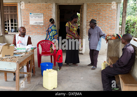 Centre de santé de Kinyandonyi, Rutshuru, Nord Kiwu ,RDC,République démocratique du Congo. Banque D'Images