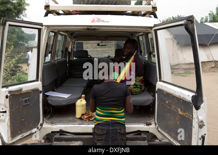 Centre de santé de Kinyandonyi, Rutshuru, Nord Kiwu ,RDC,République démocratique du Congo. Banque D'Images